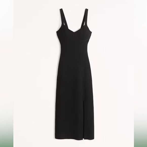 NWOT Abercrombie and Fitch Corset Midi Sweater Dress (SIZE XXS) - Picture 1 of 9